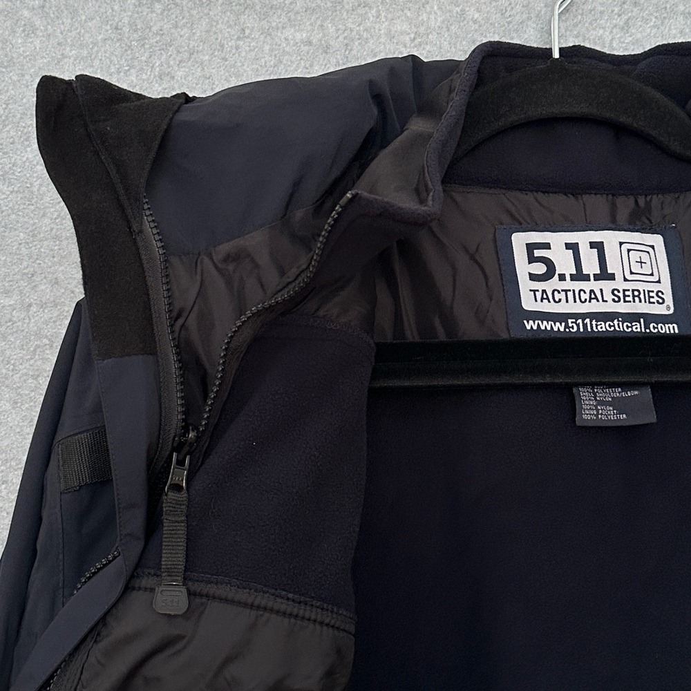 5.11 Tactical Mens Jacket 2XL 3 in 1 Parka 48001 Navy Weatherproof Heavy Duty - Picture 7 of 15